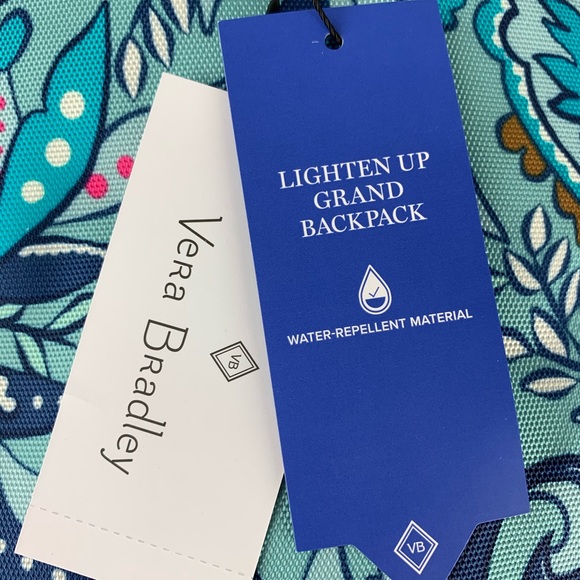 Vera Bradley Lighten Up Grand Backpack Daisy Paisley - Picture 8 of 10